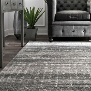 Clair Dark Gray Area Rug