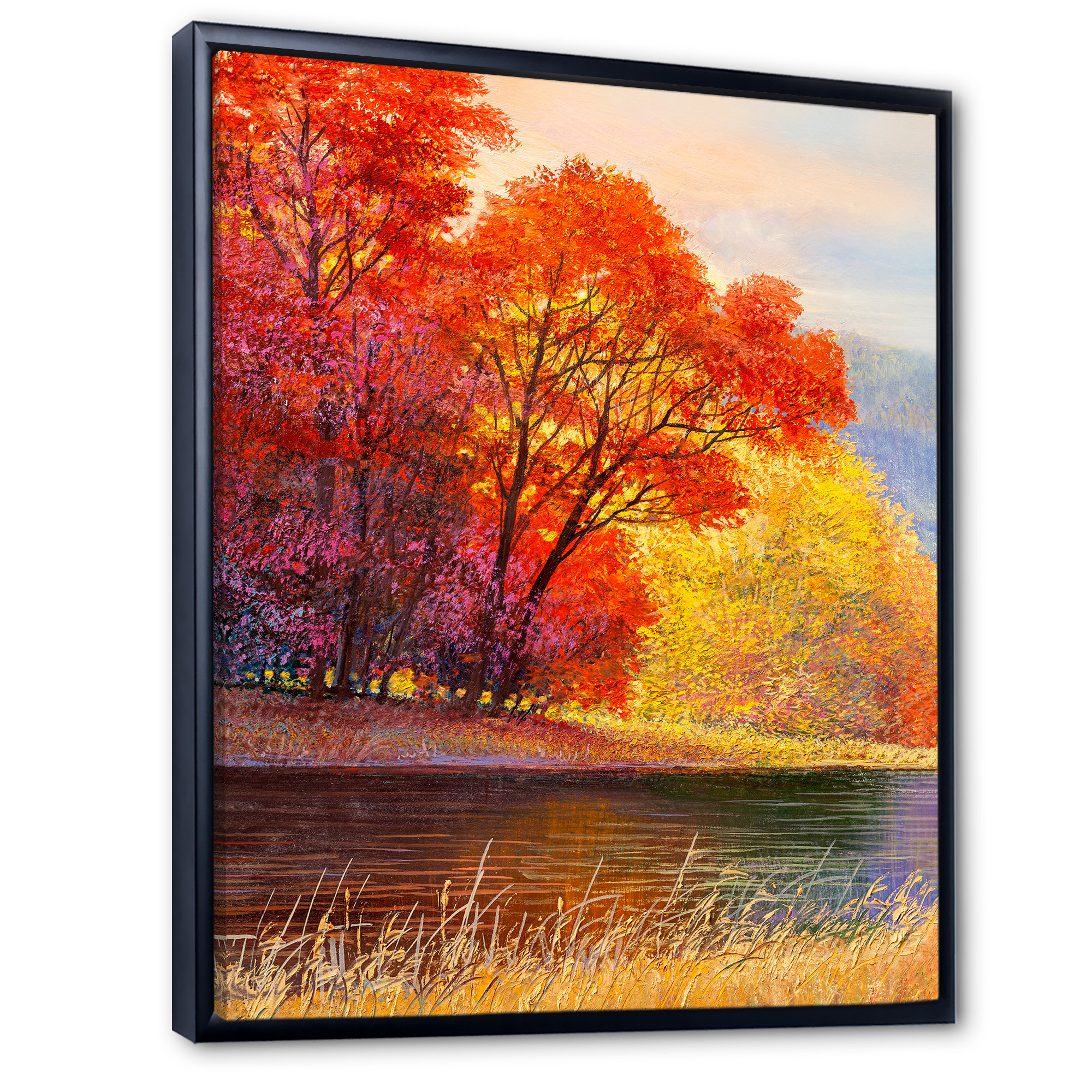 Winston Porter Red Maple Lake Scenery Red Maple Lake Scenery - on | Wayfair