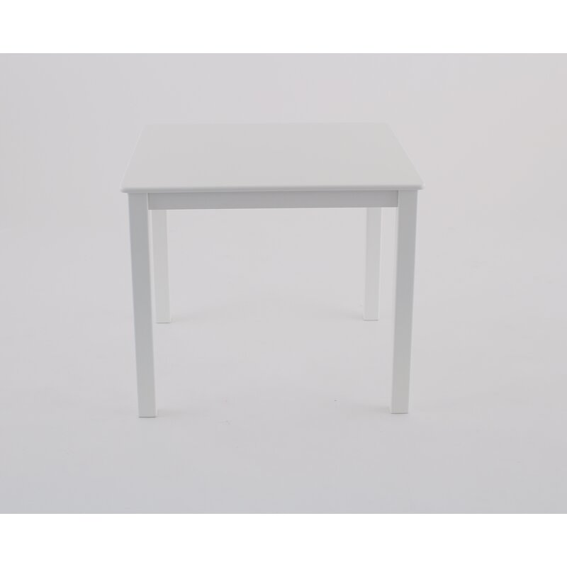 kids white play table