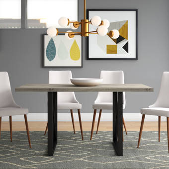 Longshore Tides Dayton Transitional Solid Wood Dining Table Wayfair