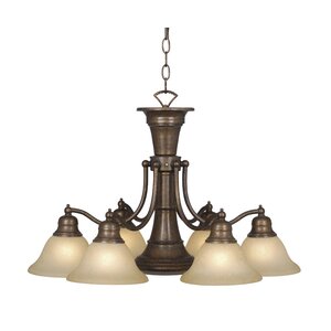 Omaha 6-Light Shaded Chandelier