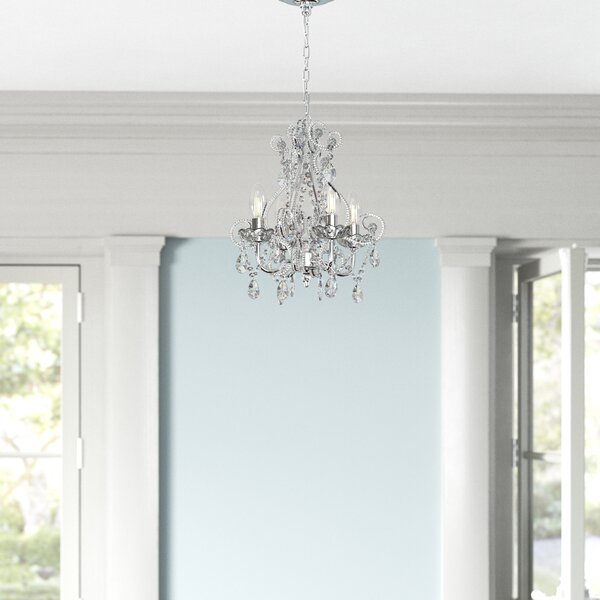 Ivory Finish Lite Source C71220 Chandelier with No Shades 