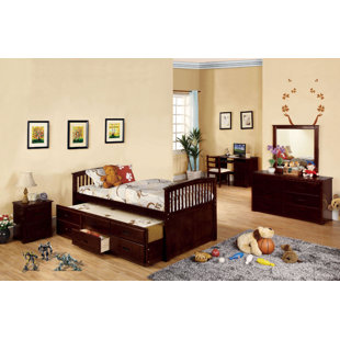 Saldivar Platform Bed with Trundle and Drawer