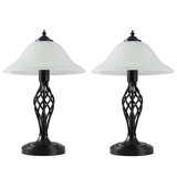 wrought iron table lamps uk