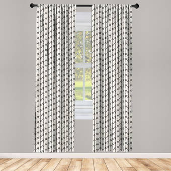 East Urban Home Striped Room Darkening Rod Pocket Curtain Panels Reviews Wayfair