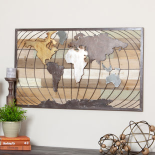 Wall Accents You Ll Love Wayfair Marco World Map Wall Decor