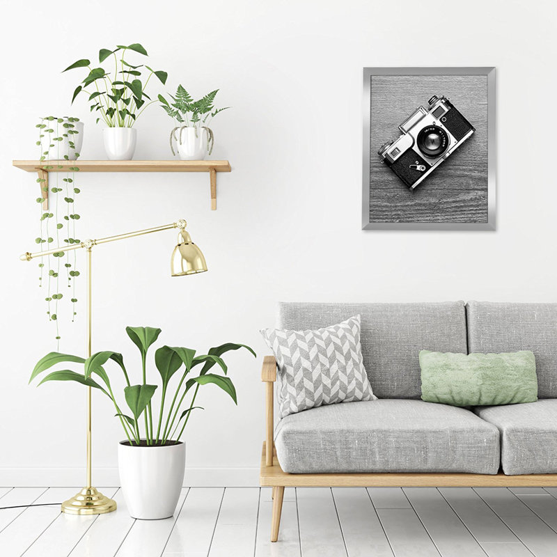 Signature Poster Frame Composite Wood and Plexiglass Cover Hanging Hardware included