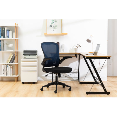 Chalfield Mid-Back Mesh Office Chair with Adjustable Height, Tilt, Swivel & Armrests â€“ Ergonomic Computer Task Chair