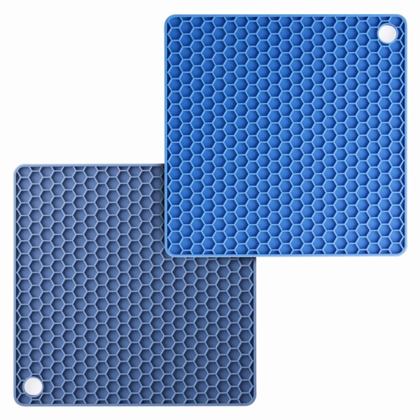 Non-Slip & Heat Resistant Silicone Mats for Kitchen Counter 4 Pack Silicone Trivets for Hot Pots and Pans Beige Jar Opener and Coasters Pot Holders Hot Pads Soft Durable Drying Mat