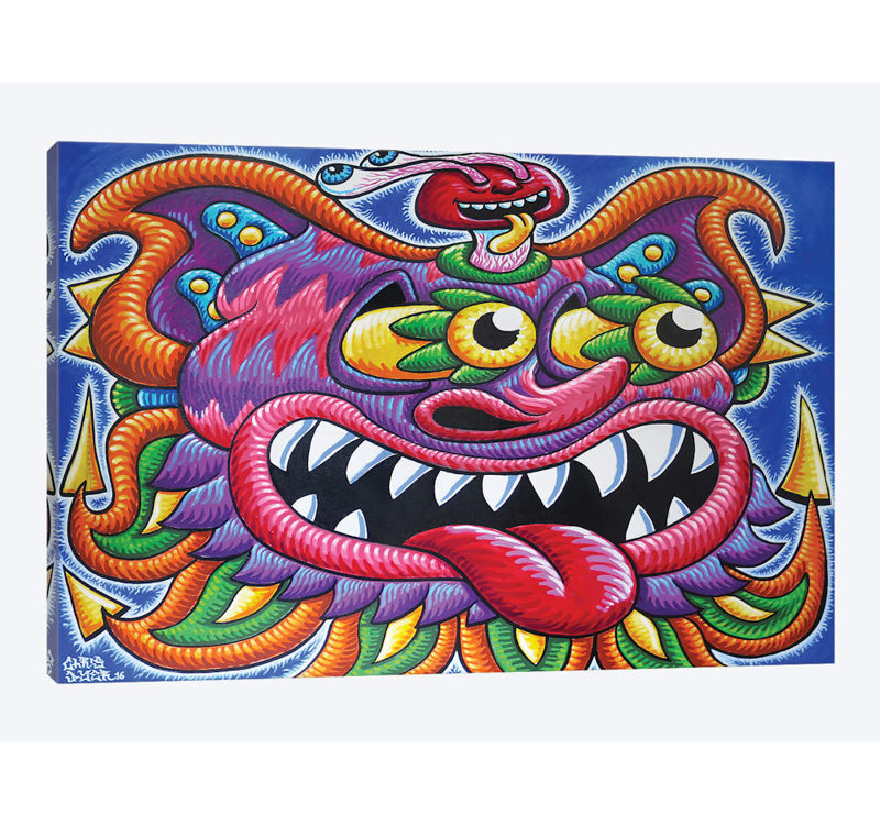 East Urban Home Cheshire Cat Portland Graphic Art Print On