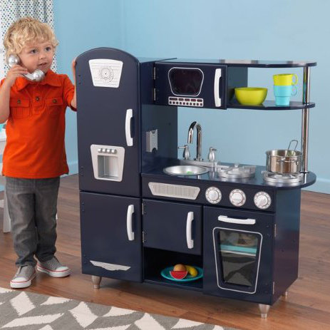 Kidkraft Retro Kitchen Blue kidkraft vintage kitchen & reviews | wayfair Kidkraft Retro Kitchen Blue kidkraft vintage kitchen & reviews | wayfair