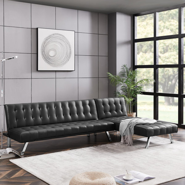 Ebern Designs Alexis Mae 100 Faux Leather Left Hand Facing Convertible Sofa Chaise Wayfair She is known for her role as rory gilmore on the television series. wayfair