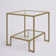 Etta Avenue™ Heaton 19.7'' Tall Glass Frame End Table & Reviews | Wayfair