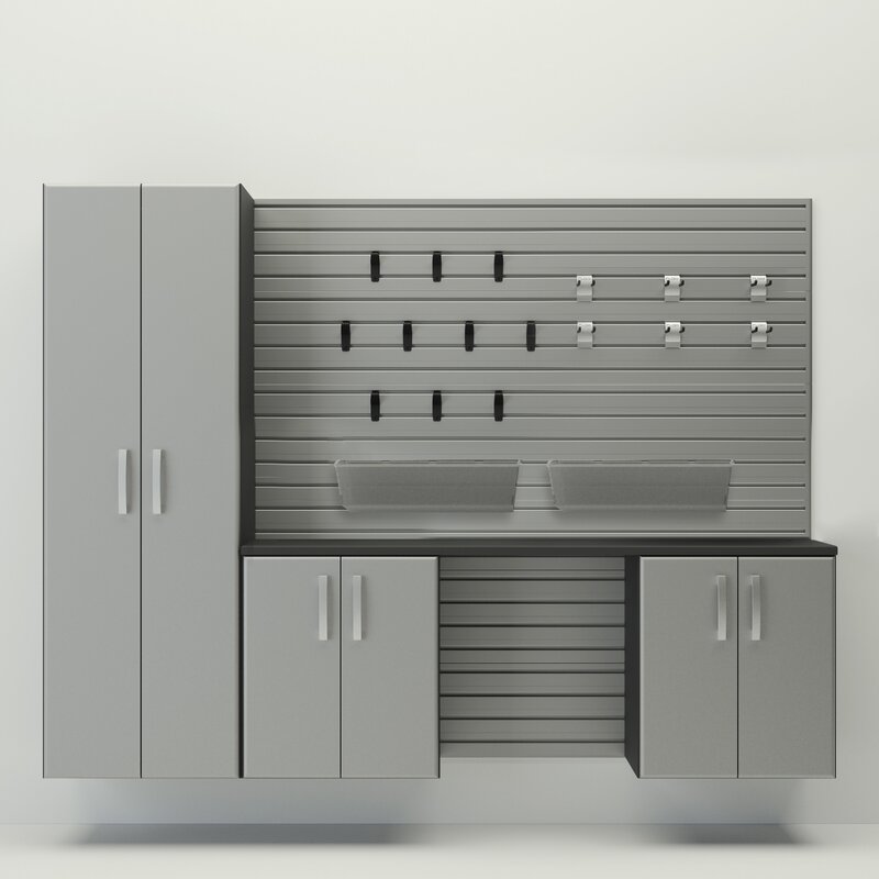 Flow Wall Deluxe Storage Cabinet Set Wayfair