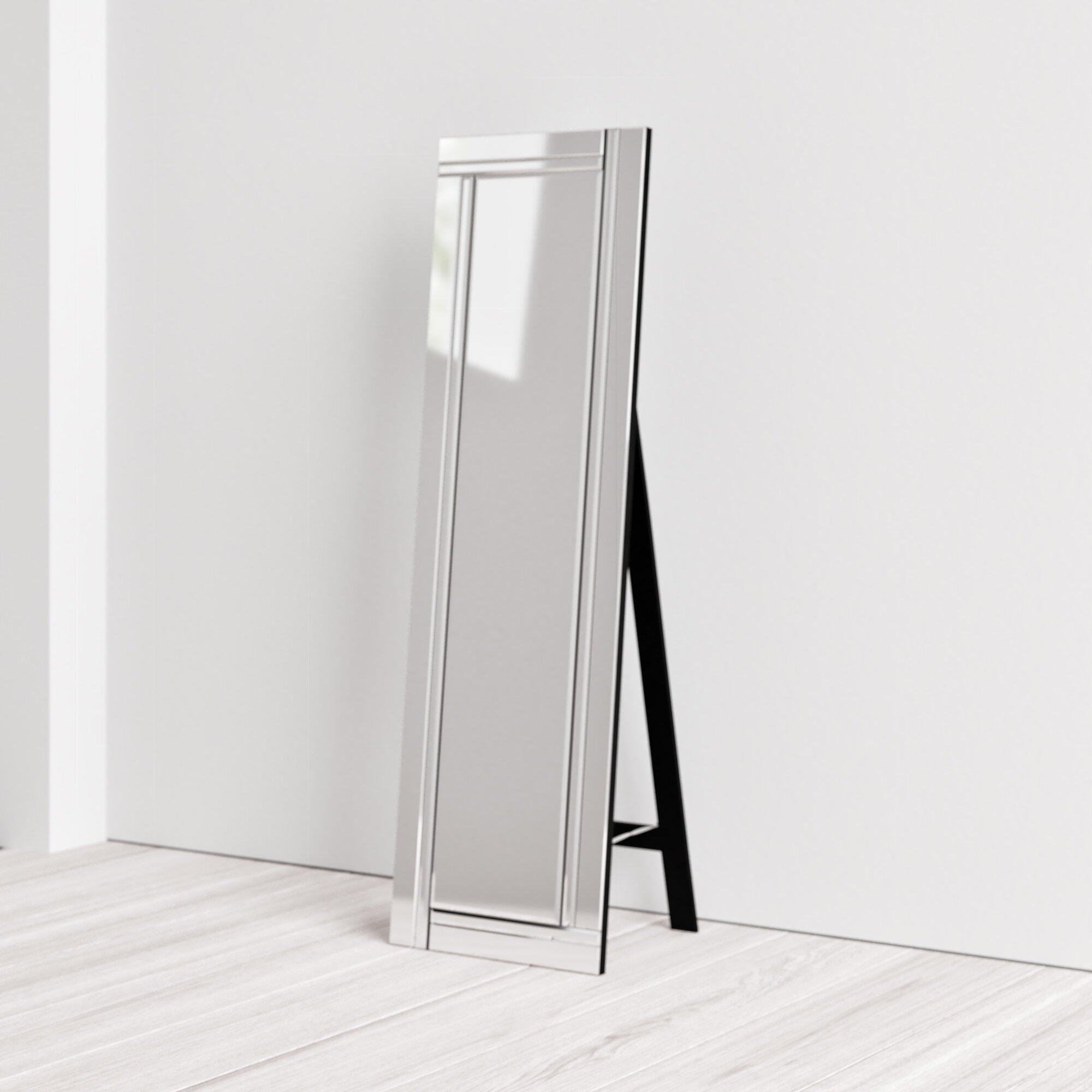 beveled full length mirror