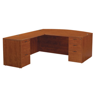 Go to store & view more images Red Barrel Studio Blairview L-Shape Bow Top Desk
