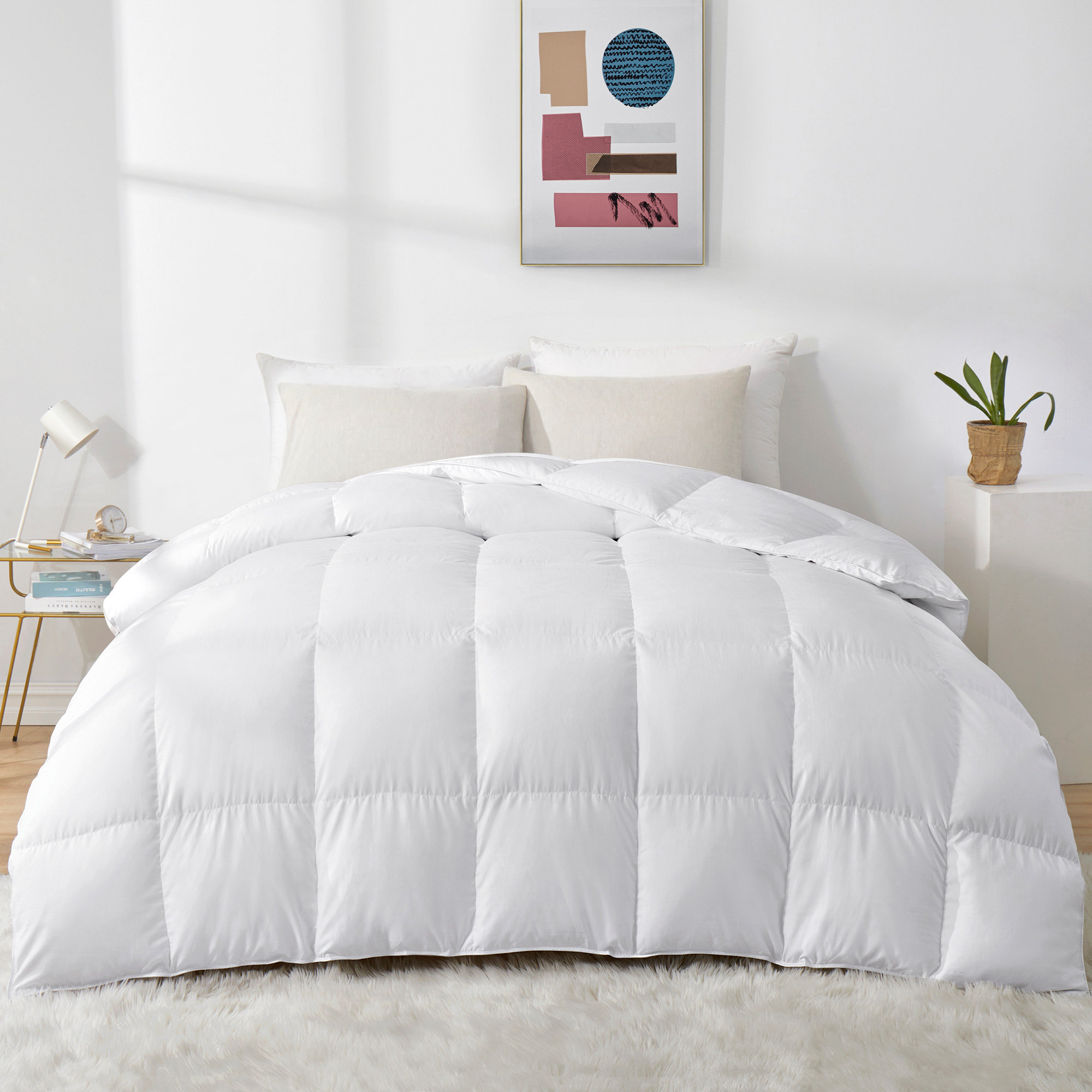 Puredown Winter Duck Down Comforter & Reviews Wayfair