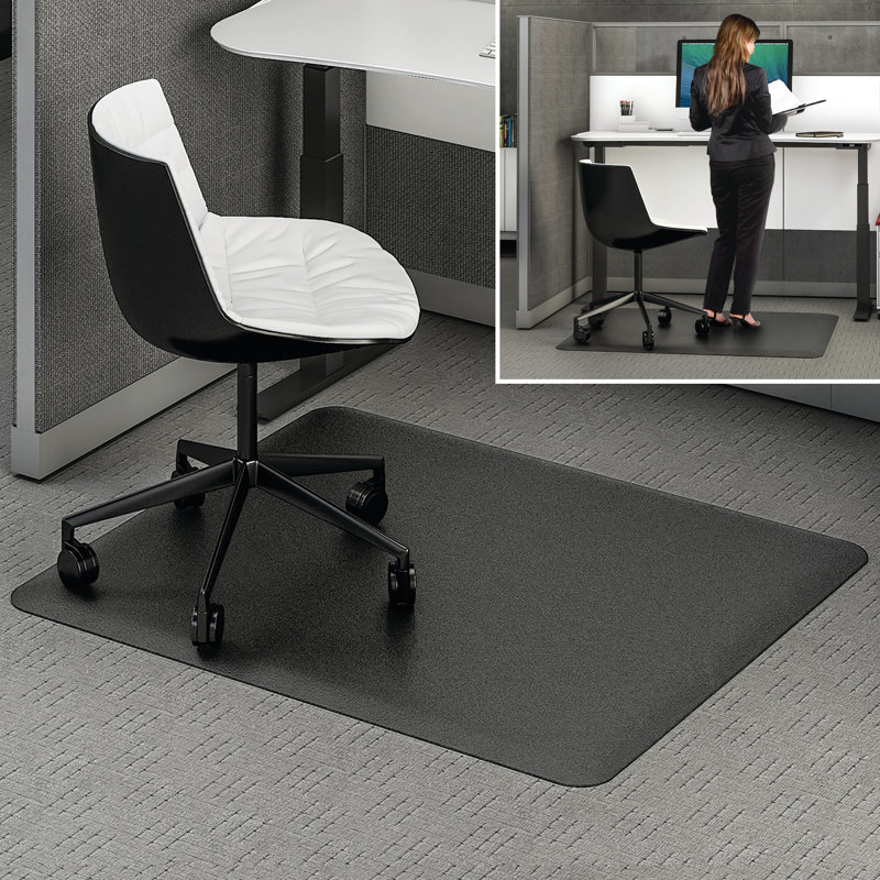 Deflect O Ergonomic Sit Stand Hard Floor Chair Mat Wayfair