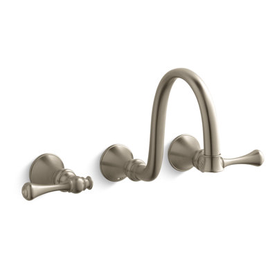 Kohler Revival Wall Mount Bathroom Sink Faucet Trim With