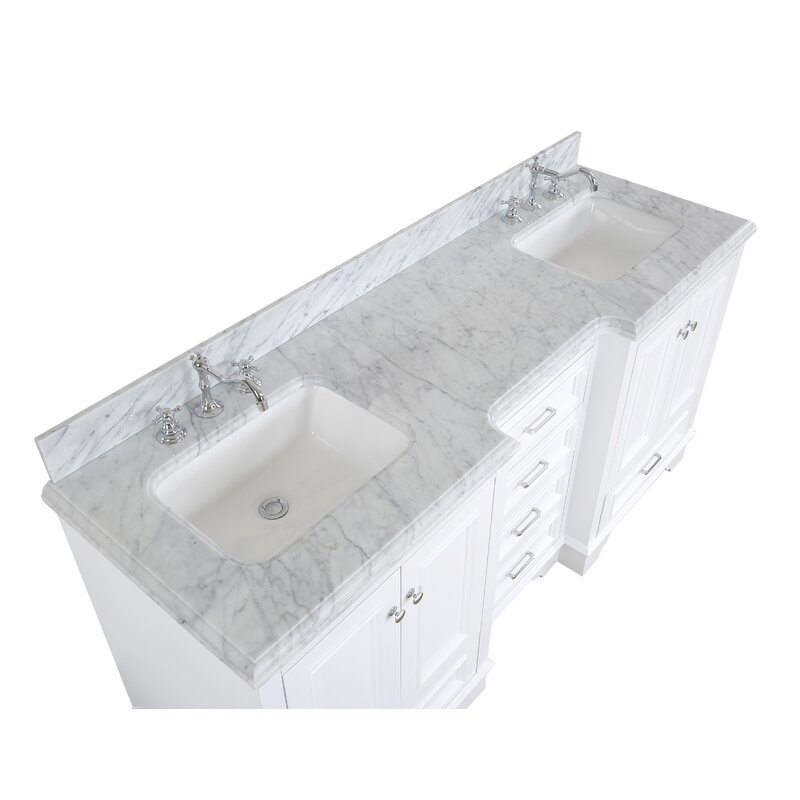 Kbc Nantucket 72 Double Bathroom Vanity Set Reviews Wayfair