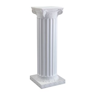 roman columns/pillars fibreglass pre owned 43" h x 12" base