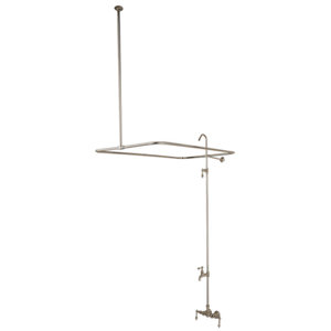 Vintage Single Handle Wall Mount Tub Filler