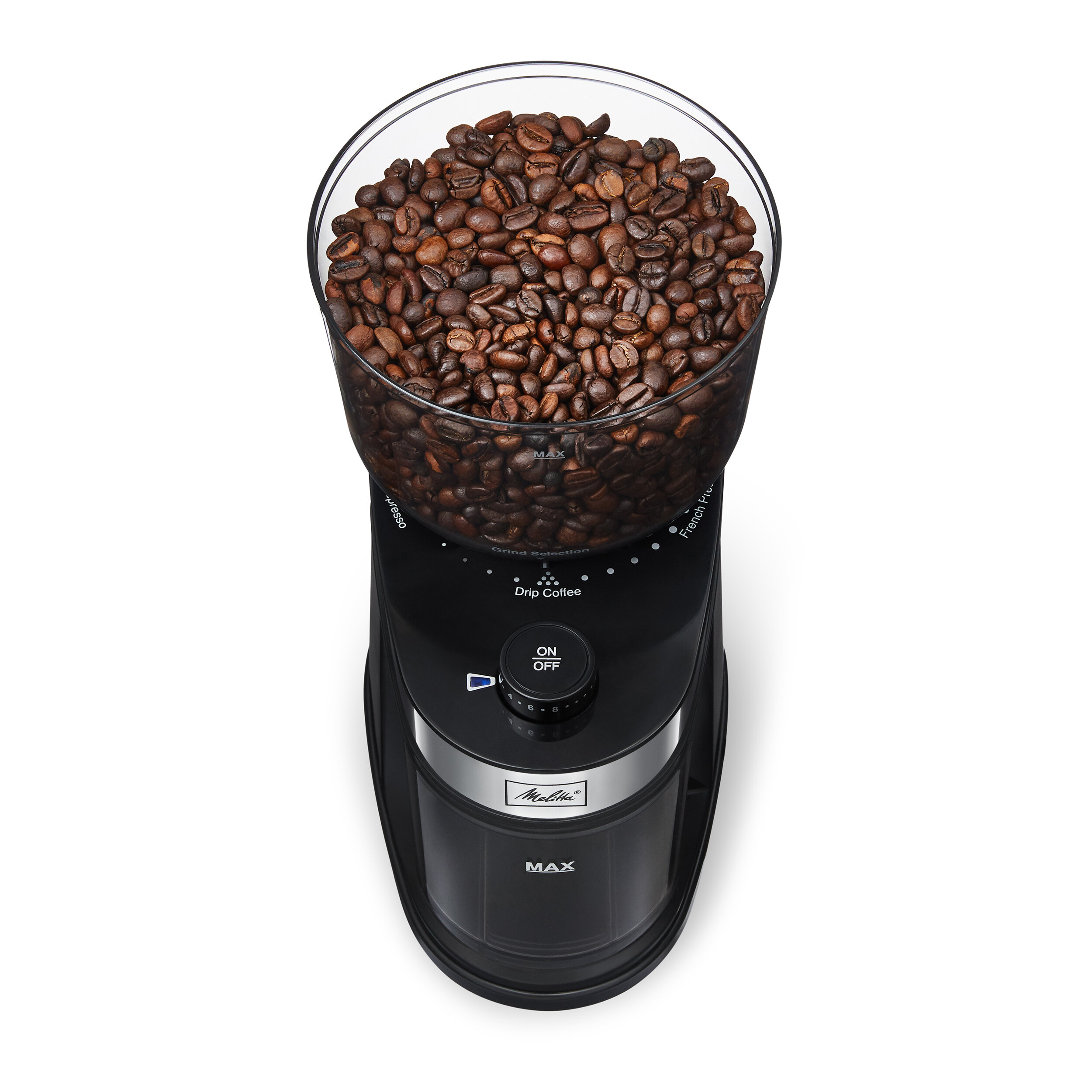 Commercial Electric Grinder Auto Coffee Tea Espresso Burr Mill Bean Grind Home 