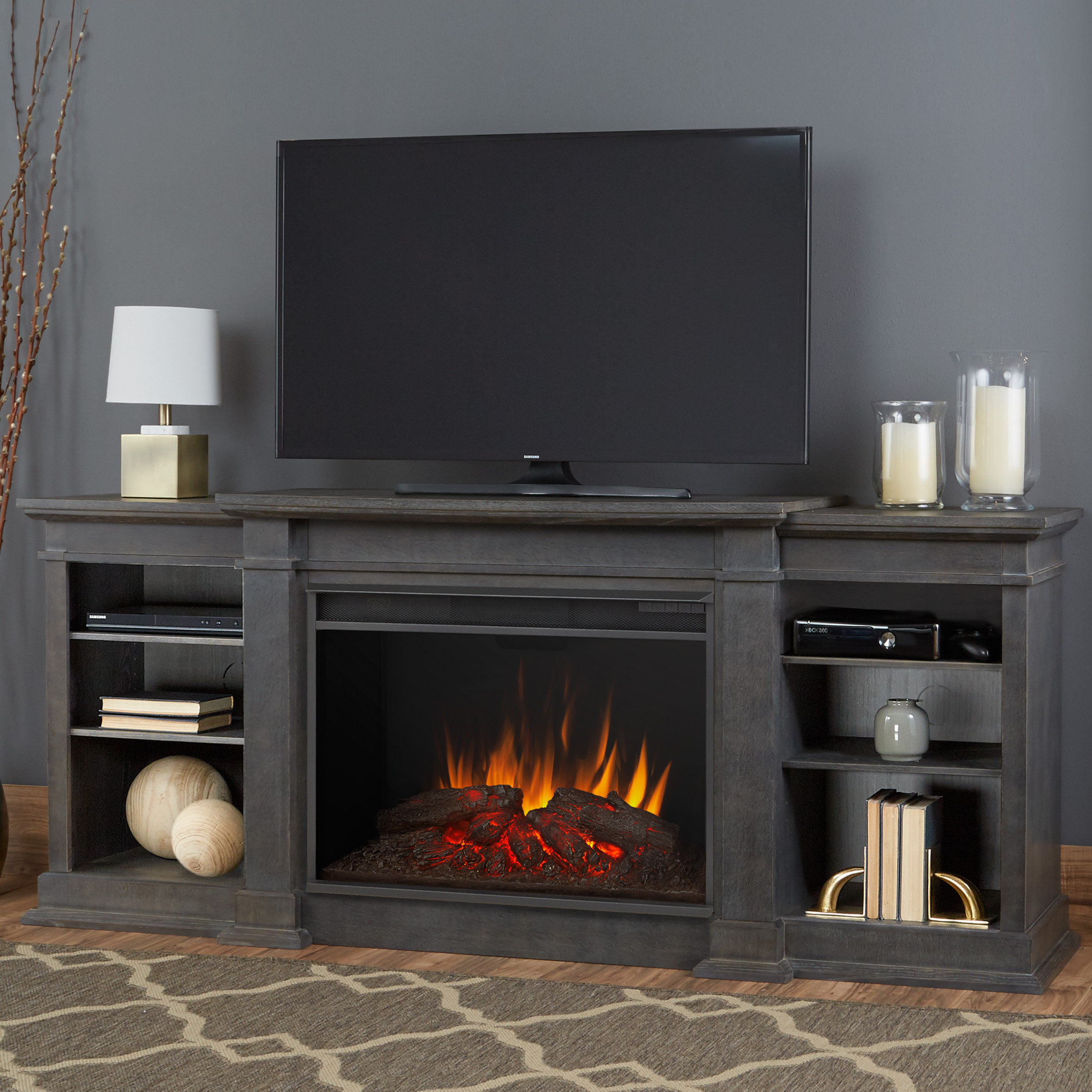 Tv Entertainment Fireplace Entertainment Buzz