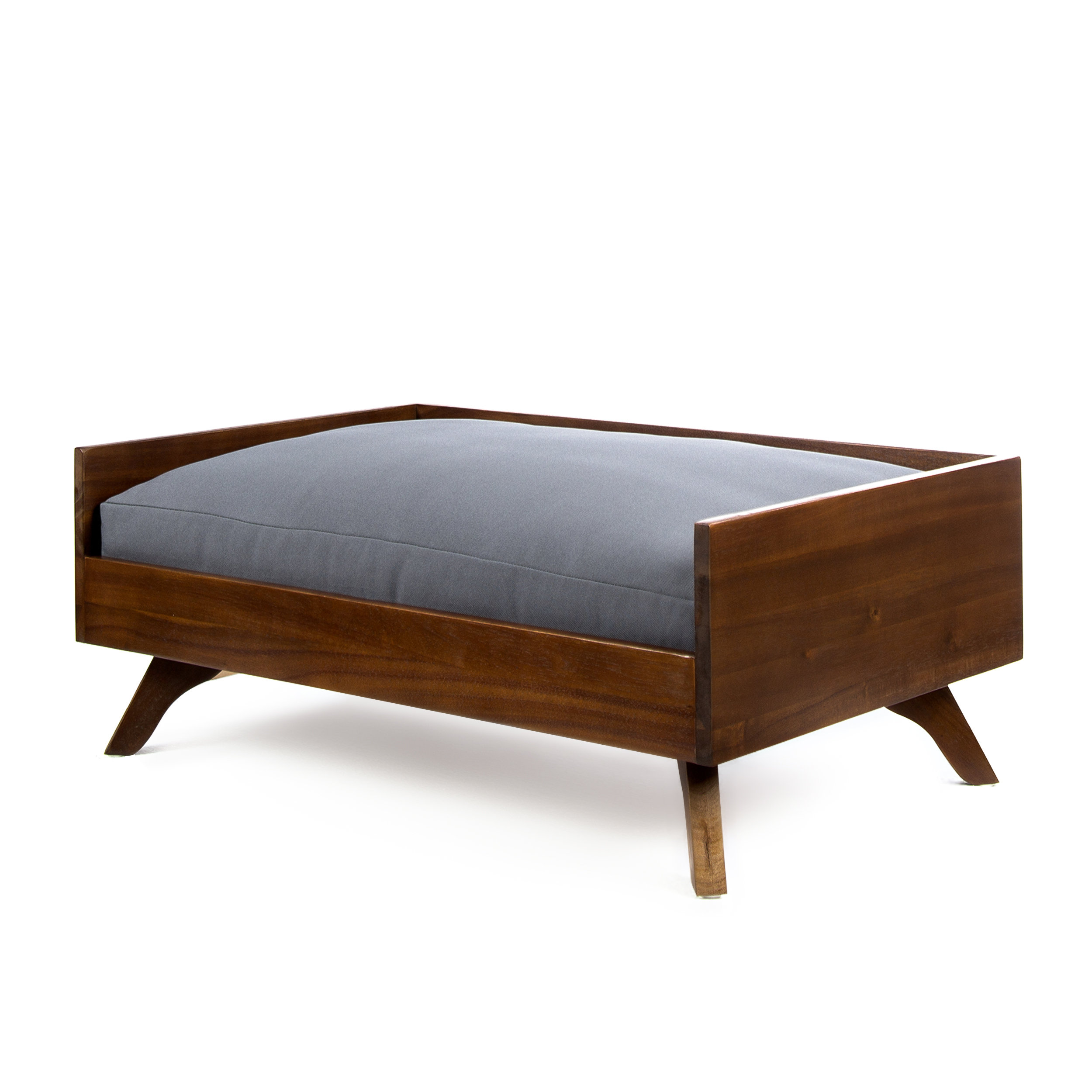 dark wood cot