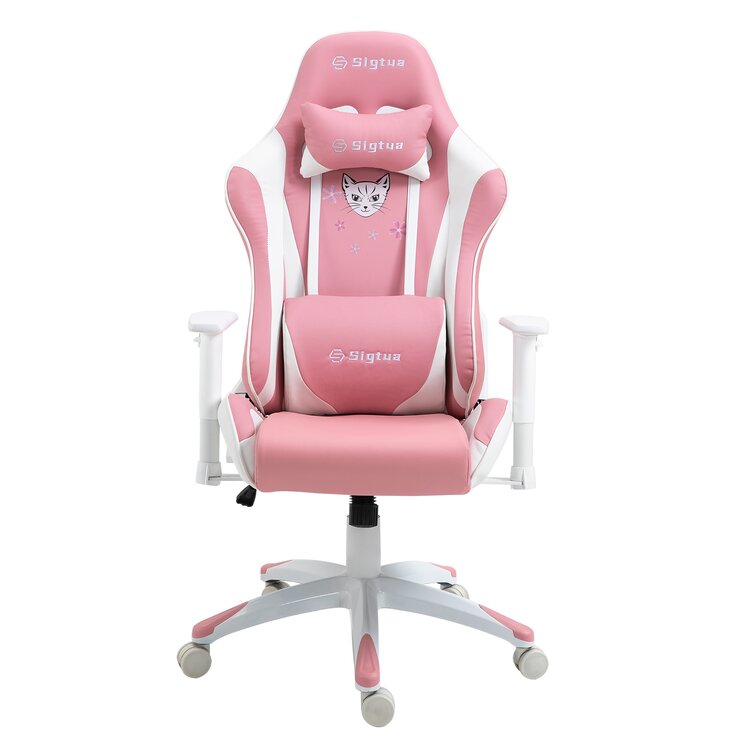 pink gaming chair wayfair