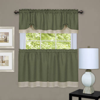 Plow Hearth Floral Rod Pocket Homespun Insulated 14 Window Valance Wayfair