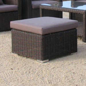 Gartenhocker Ibiza / Pepe mit Kissen von Grasekamp