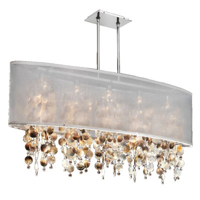 Charming Mother Of Pearl Pendant Light