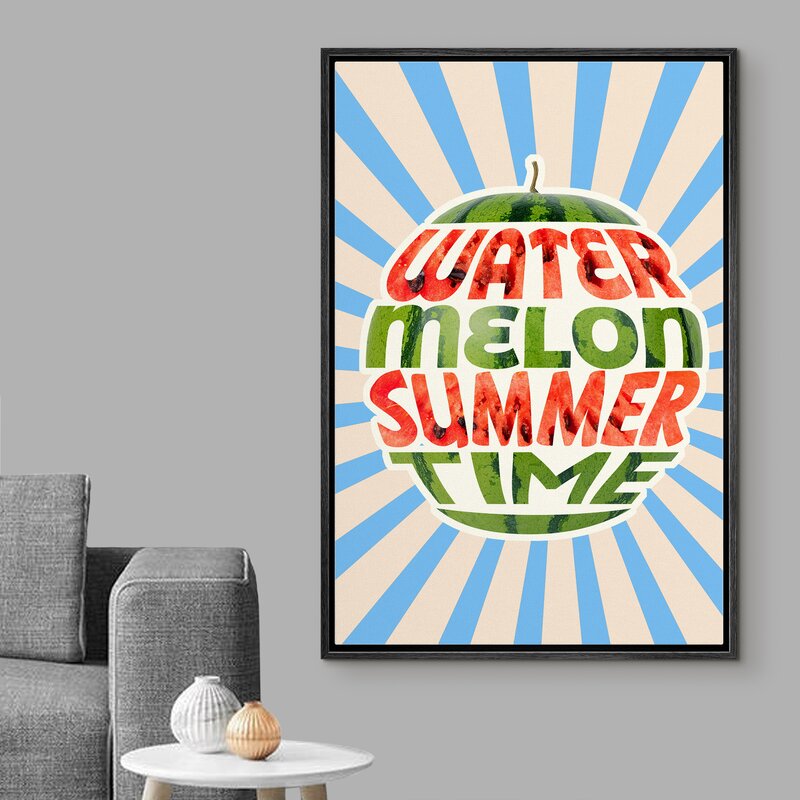 Watermelon Wall Decoration - Watermelon Graphic Art