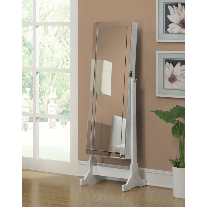 Alcott Hill Armoire A Bijoux Cheval Avec Miroir Pour Rangement
