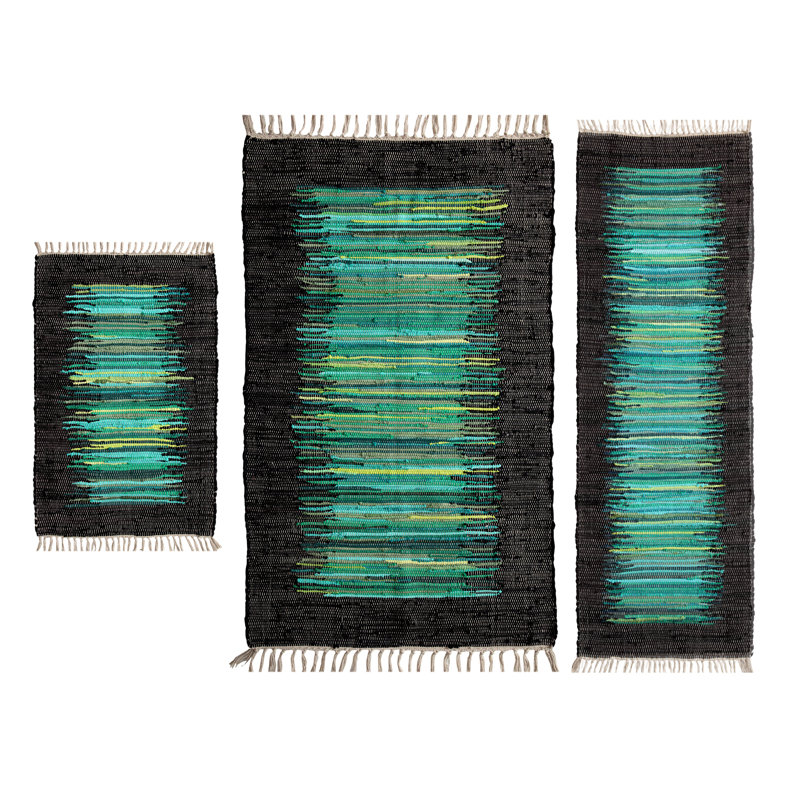 World Menagerie Ricardo 3 Piece Set Area Rug 36"X60"/22 ...