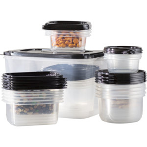 Wayfair Basics Plastic 21 Container Food Storage Set