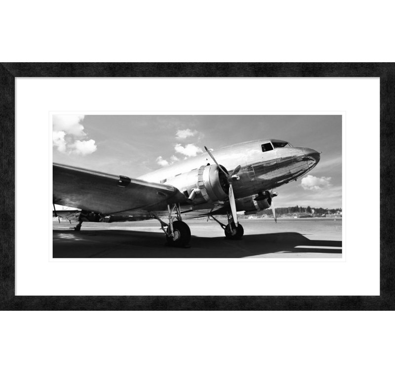 Global Gallery Vintage Airplane By Gasoline Images Framed
