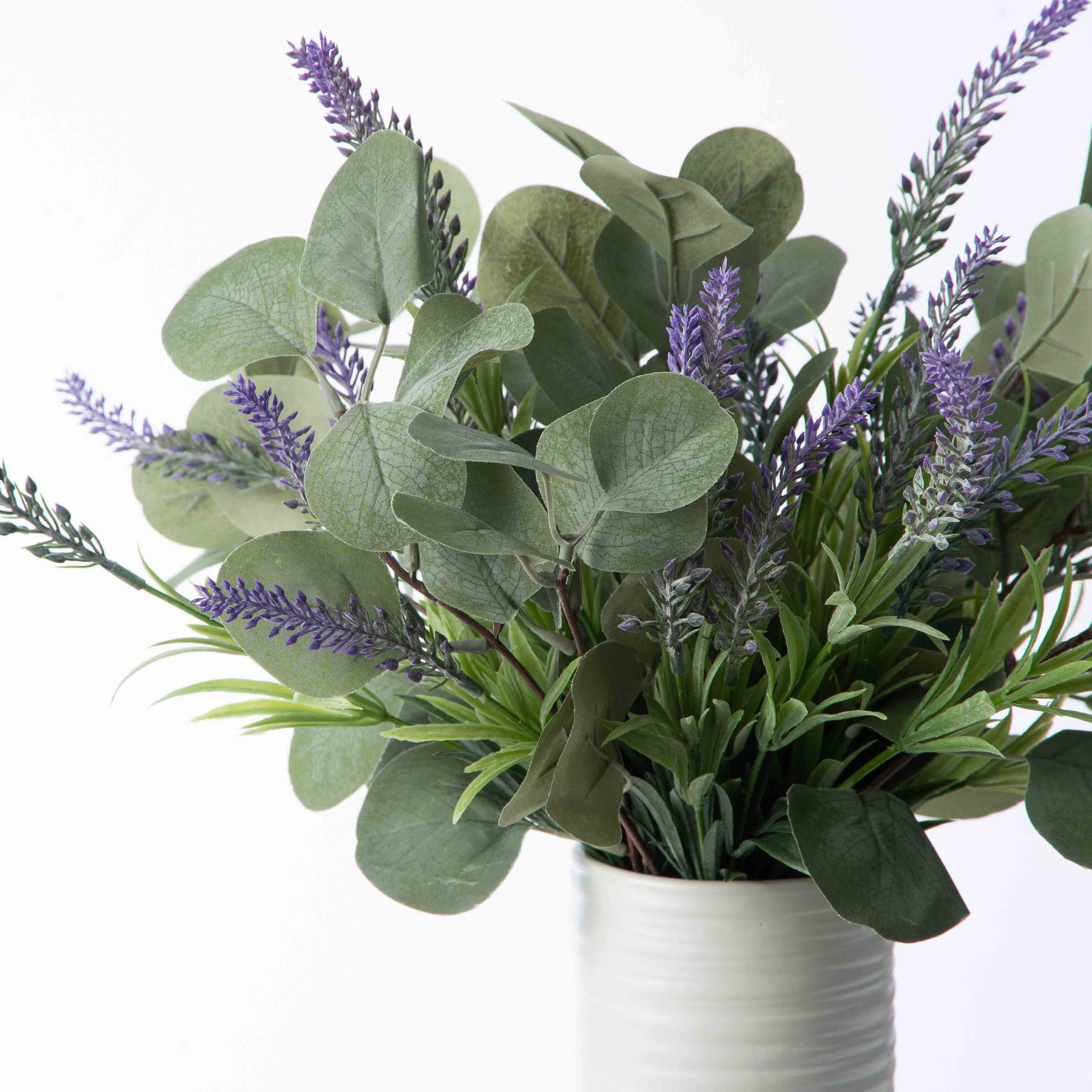 Primrue Lavender & Eucalyptus Bundle Floral Arrangement in Vase Wayfair