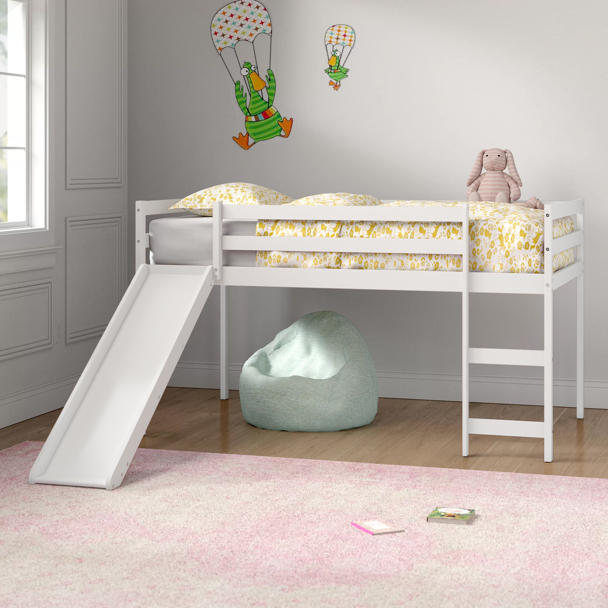 beds for toddlers with slide