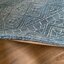 Mistana™ Kory Geometric Handmade Looped/Hooked Wool Area Rug in Azure ...