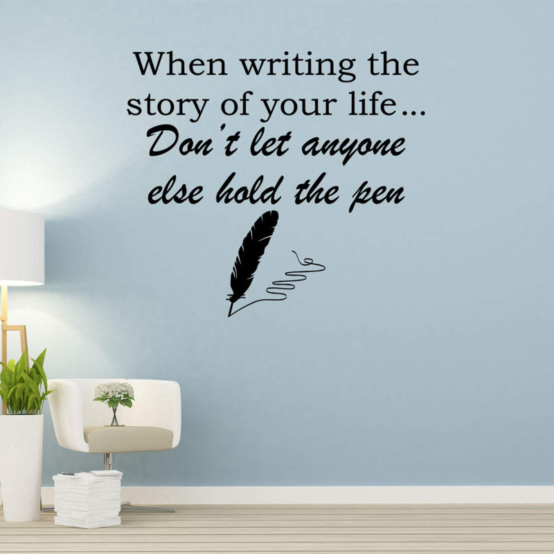 Winston Porter When Writing The Story Of Your Life Vinyl Quotes