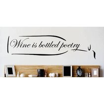 Vinyl Wall Art Quote Wine Bottle This is who I'm meant to be THIS IS ME 