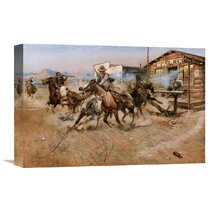 Through the Alkali  by Charles Russell   Giclee Canvas Print Repro 
