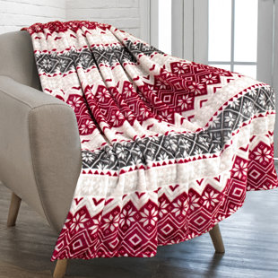 Plush Pattern Blanket Wayfair
