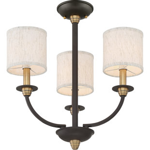 Go to store & view more images Knorr 3-Light Shaded Chandelier by Charlton Home