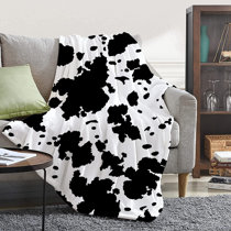 Cow Spots Flannel Blanket Throw Soft Thick Warm Blanket Cozy Throw Blanket for Couch Sofa Bed 60X50 Cow Spots Flannel Blanket Throw Soft Thick Warm Blanket Cozy Throw Blanket for Couch Sofa Bed 60X50