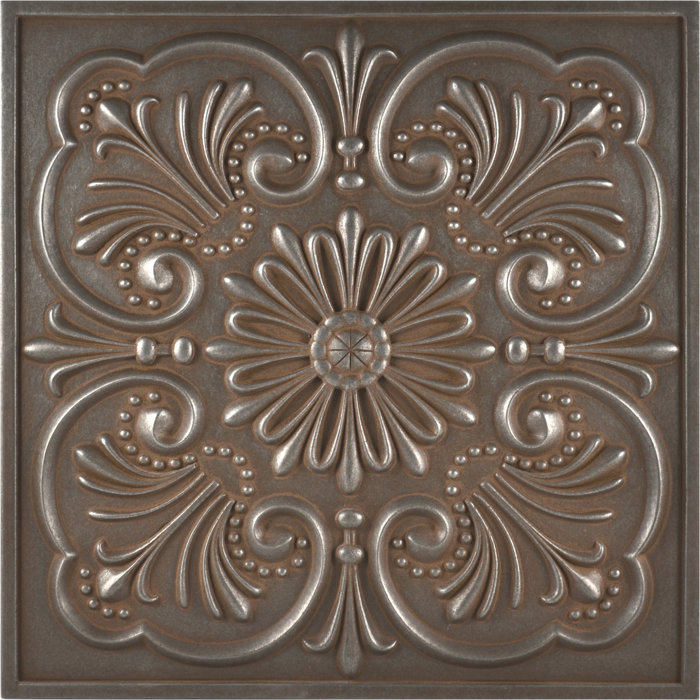 12 X Metal Crown Decorative Mural Tile In Matt 12 X Metal Crown Decorative Mural Tile In Matt