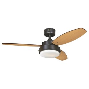 42 Corsa 3 Blade Ceiling Fan With Remote Light Kit Included