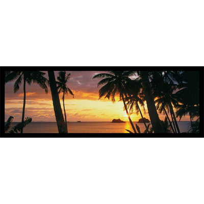 Tropical Sunset - Picture Frame Photograph Print on Paper